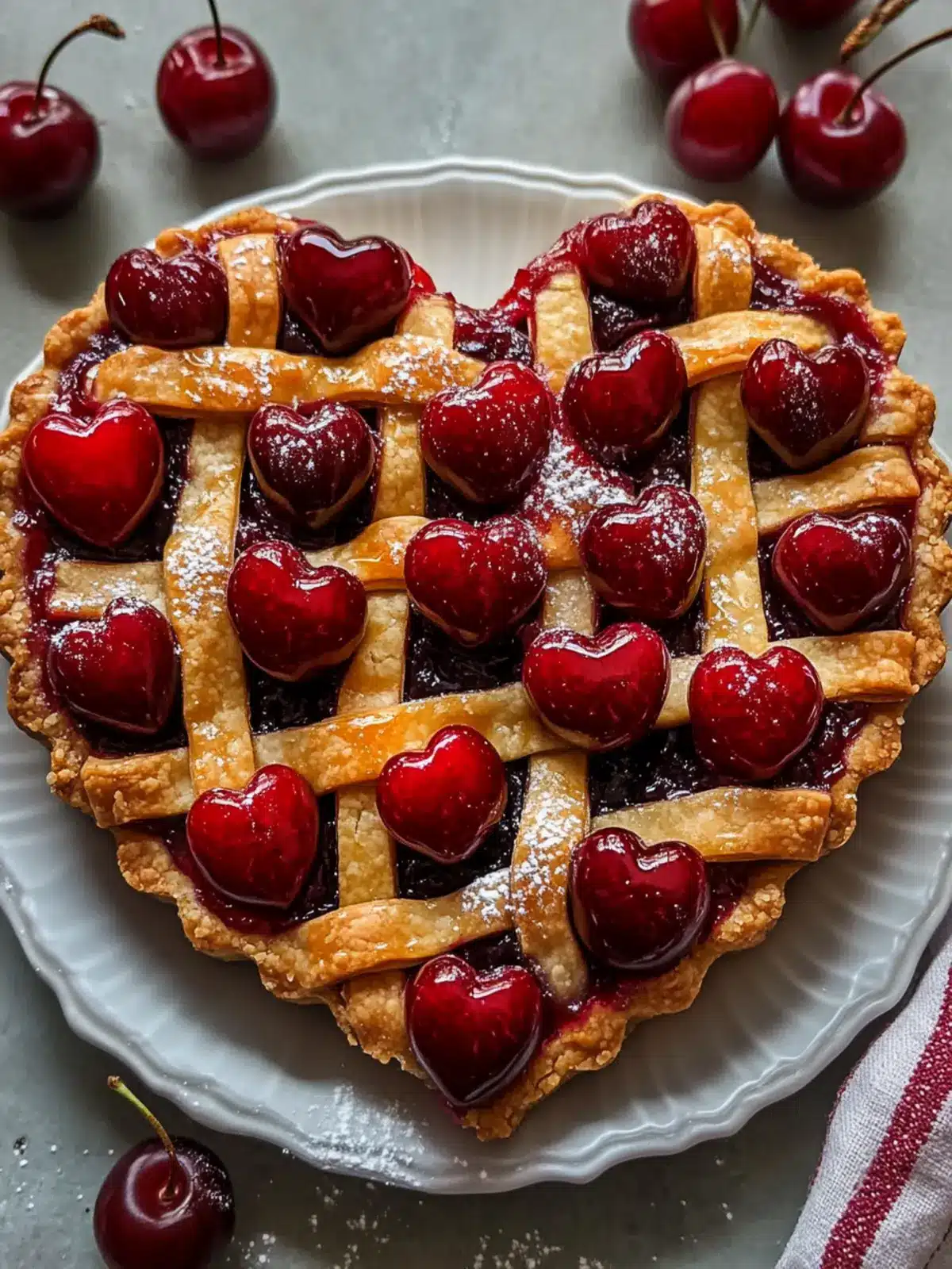 Heart Shaped Cherry Pie: Sweeten Your Valentine s Day! 2 Heart Shaped Cherry Pie