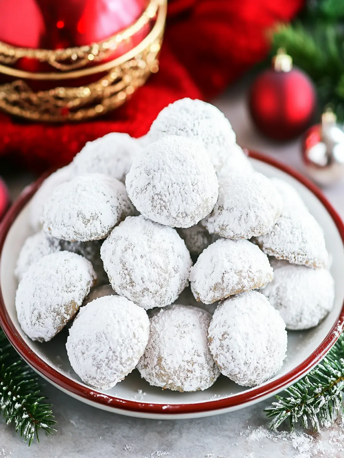 Melt-in-Your-Mouth Classic Christmas Cookies Russian Tea Cakes 2 Classic Christmas Cookies Russian Tea Cakes