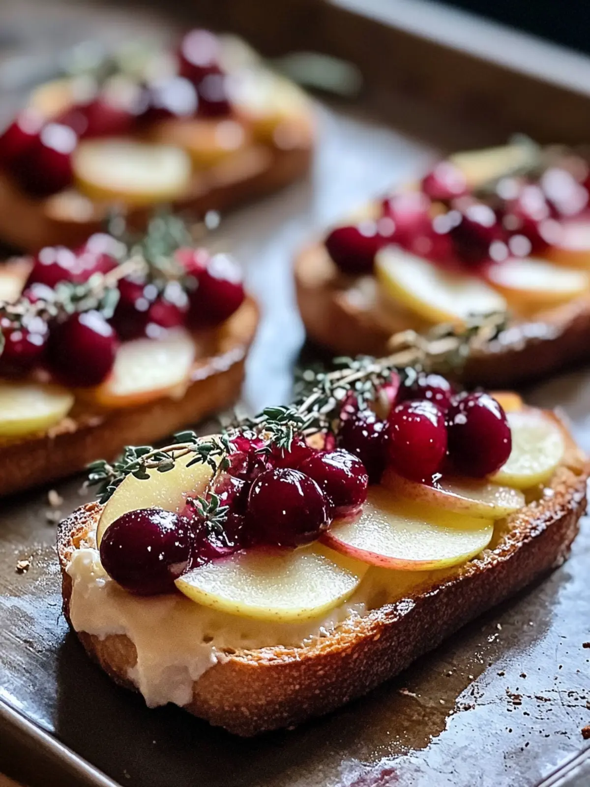 Cranberry Apple Brie Crostini: Your New Holiday Must-Have 4 Cranberry Apple Brie Crostini