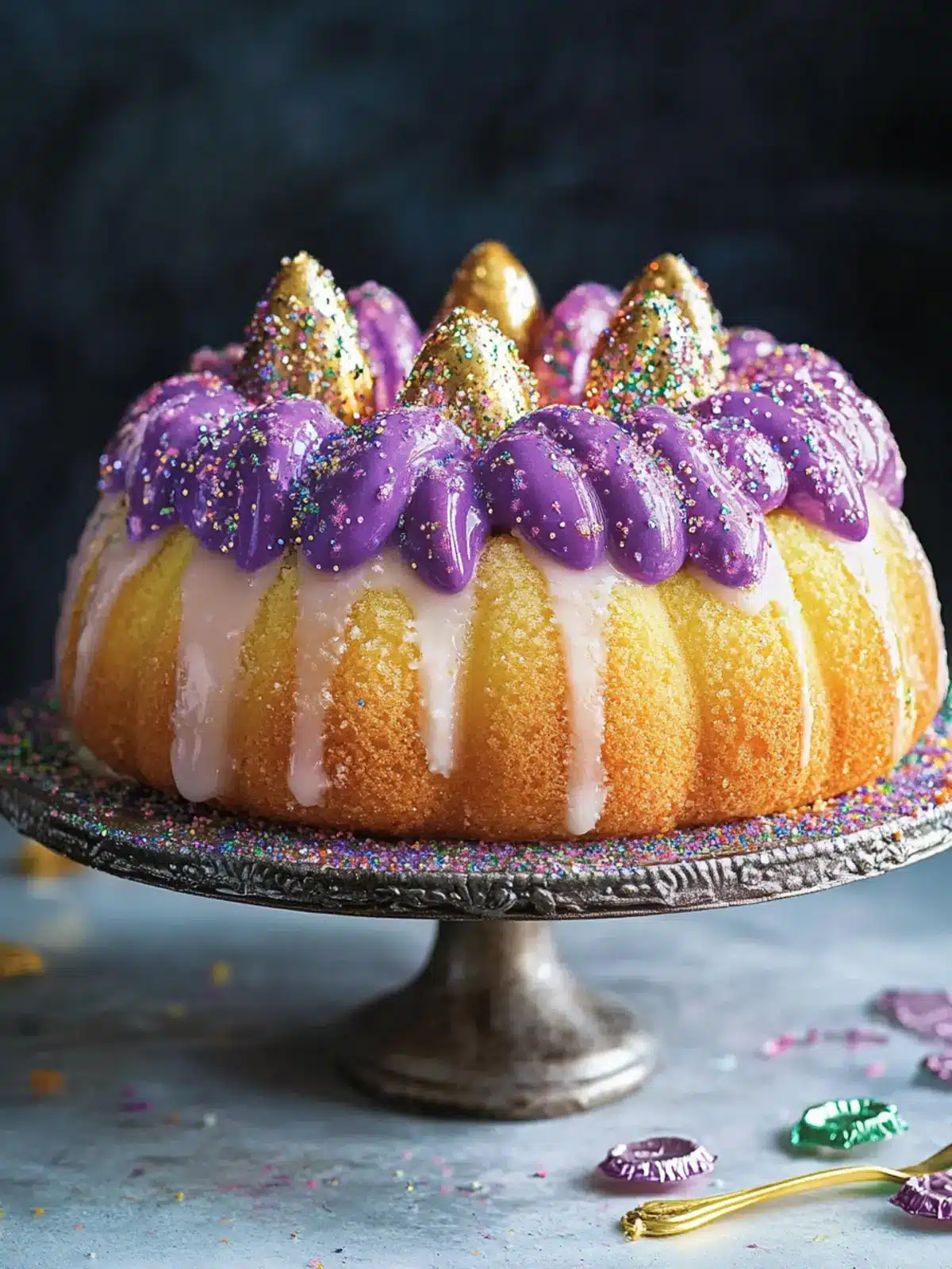 Irresistible Hurricane King Cake to Celebrate Mardi Gras 2 Hurricane King Cake