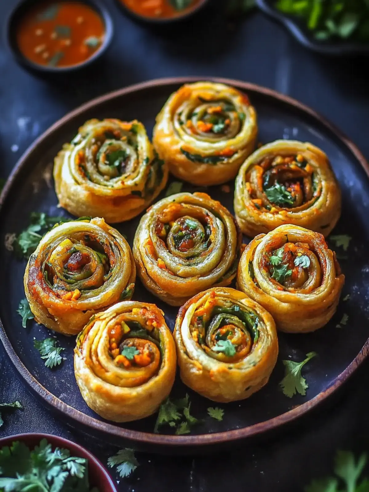 Easy Dabeli/Samosa Pinwheels