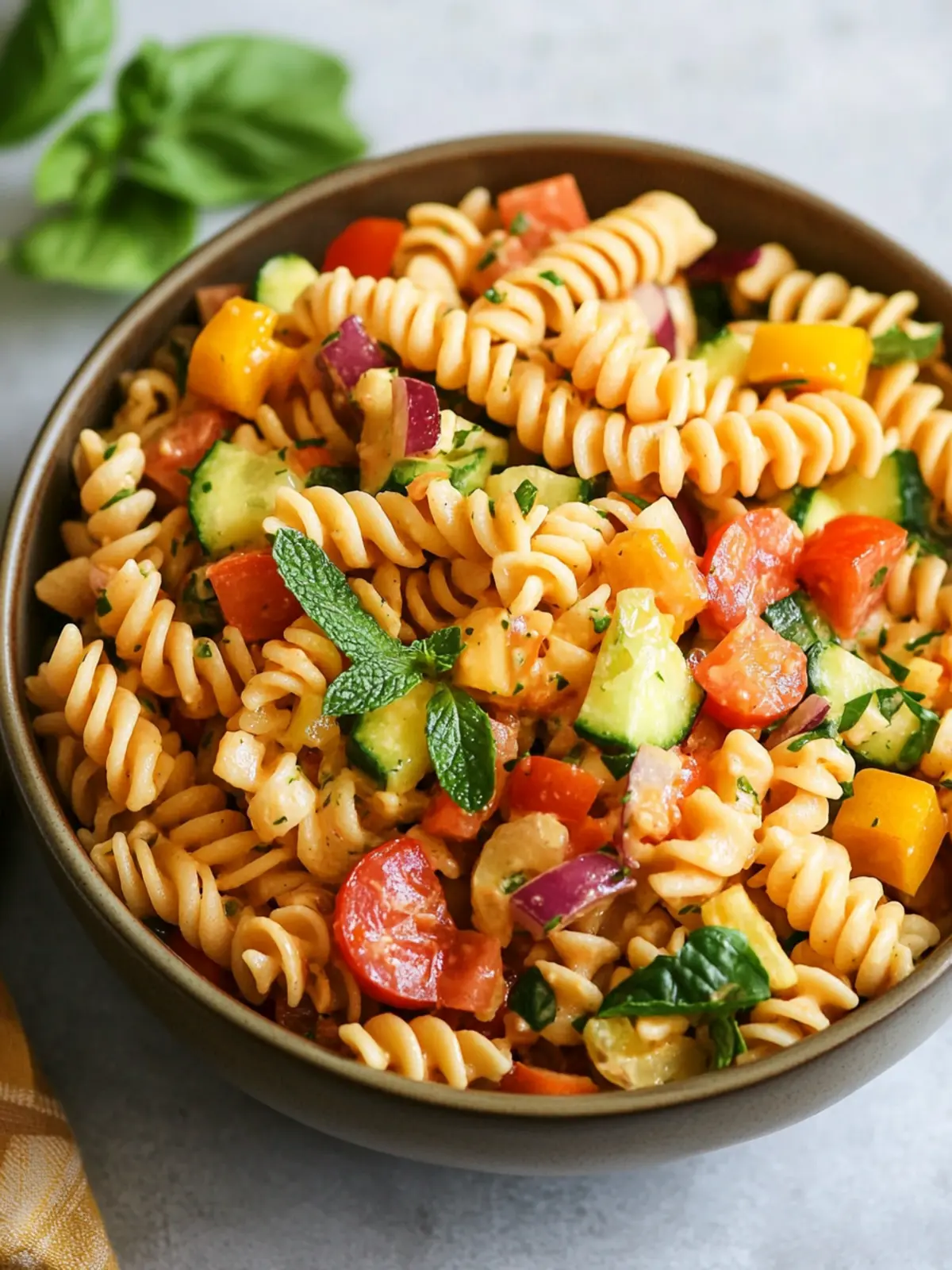 Zesty Salad Supreme Pasta Salad