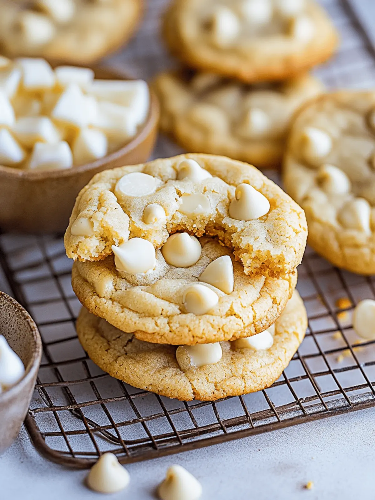 Ultimate Chewy White Chocolate Chip Cookies You ll Love 4 White Chocolate Chip Cookies