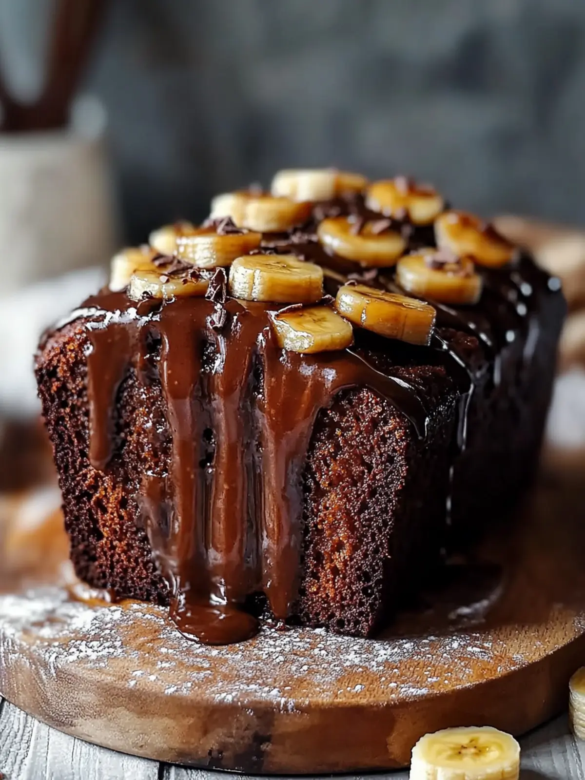 Irresistible Chocolate & Caramelised Banana Bread Recipe 2 Chocolate & Caramelised Banana Bread