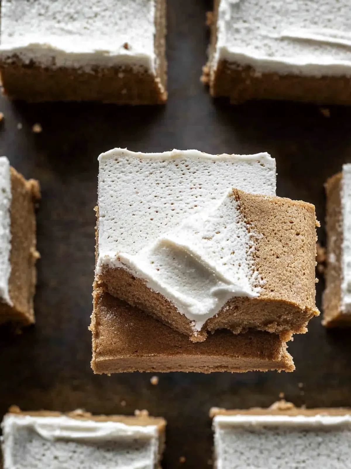 Frosted Gingerbread Brownies