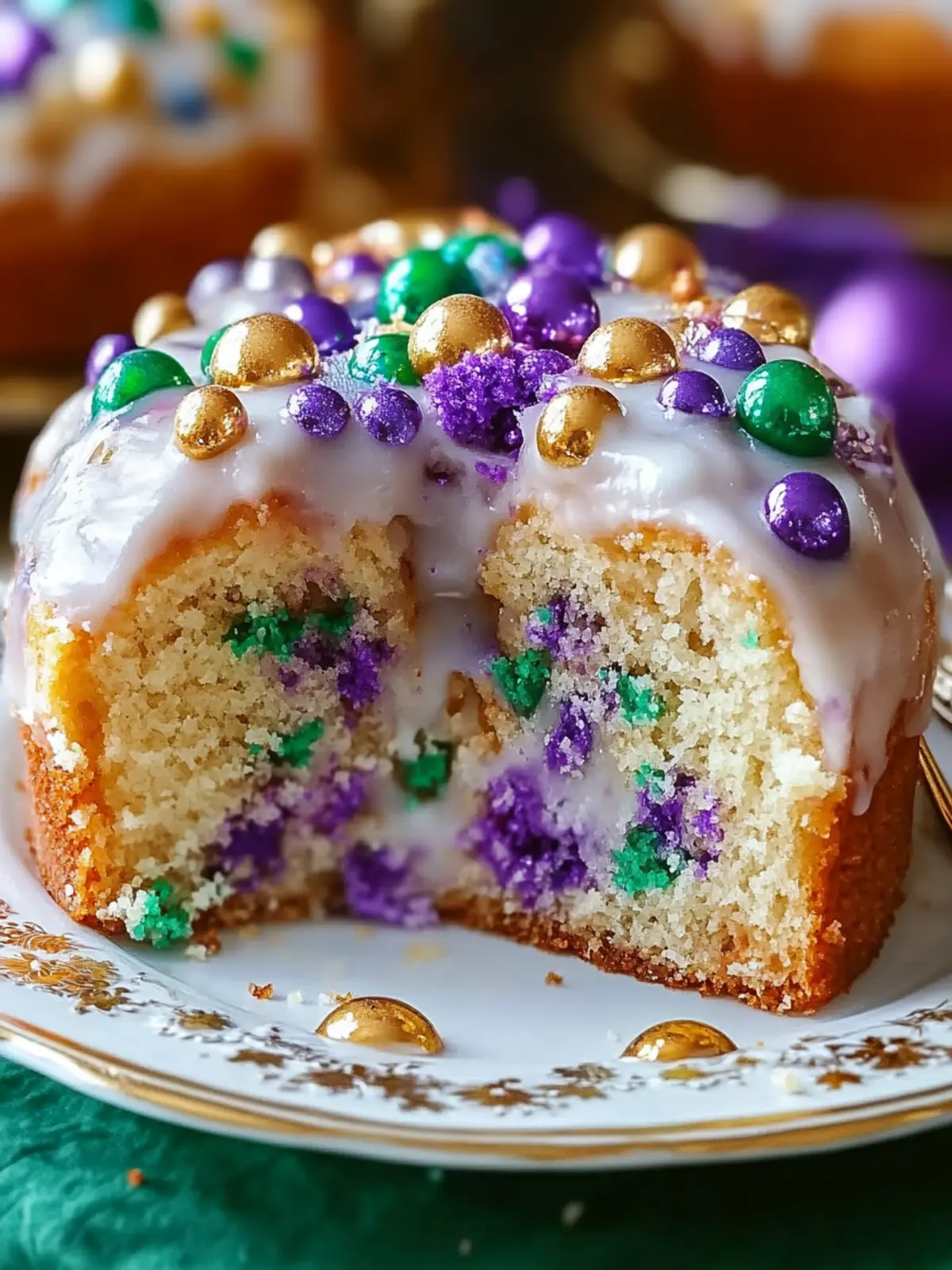 Mardi Gras King Cake: Celebrate with a Slice of New Orleans 2 Mardi Gras King Cake