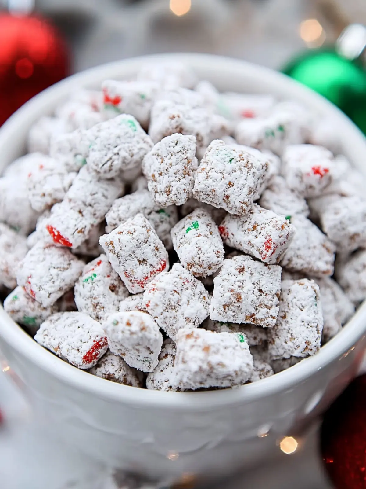 Sweet & Crunchy Christmas Puppy Chow You'll Crave This Season 3 Christmas Puppy Chow