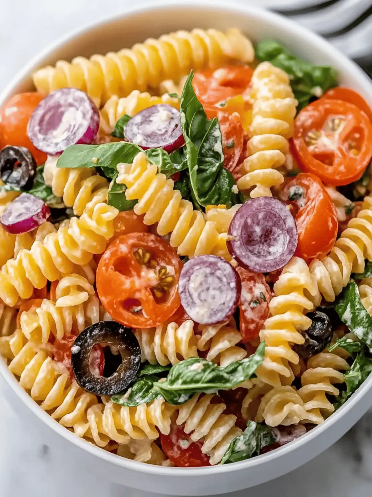 Italian Tri Color Pasta Salad Easy, Flavorful Summer Delight 5 Italian Tri Color Pasta Salad