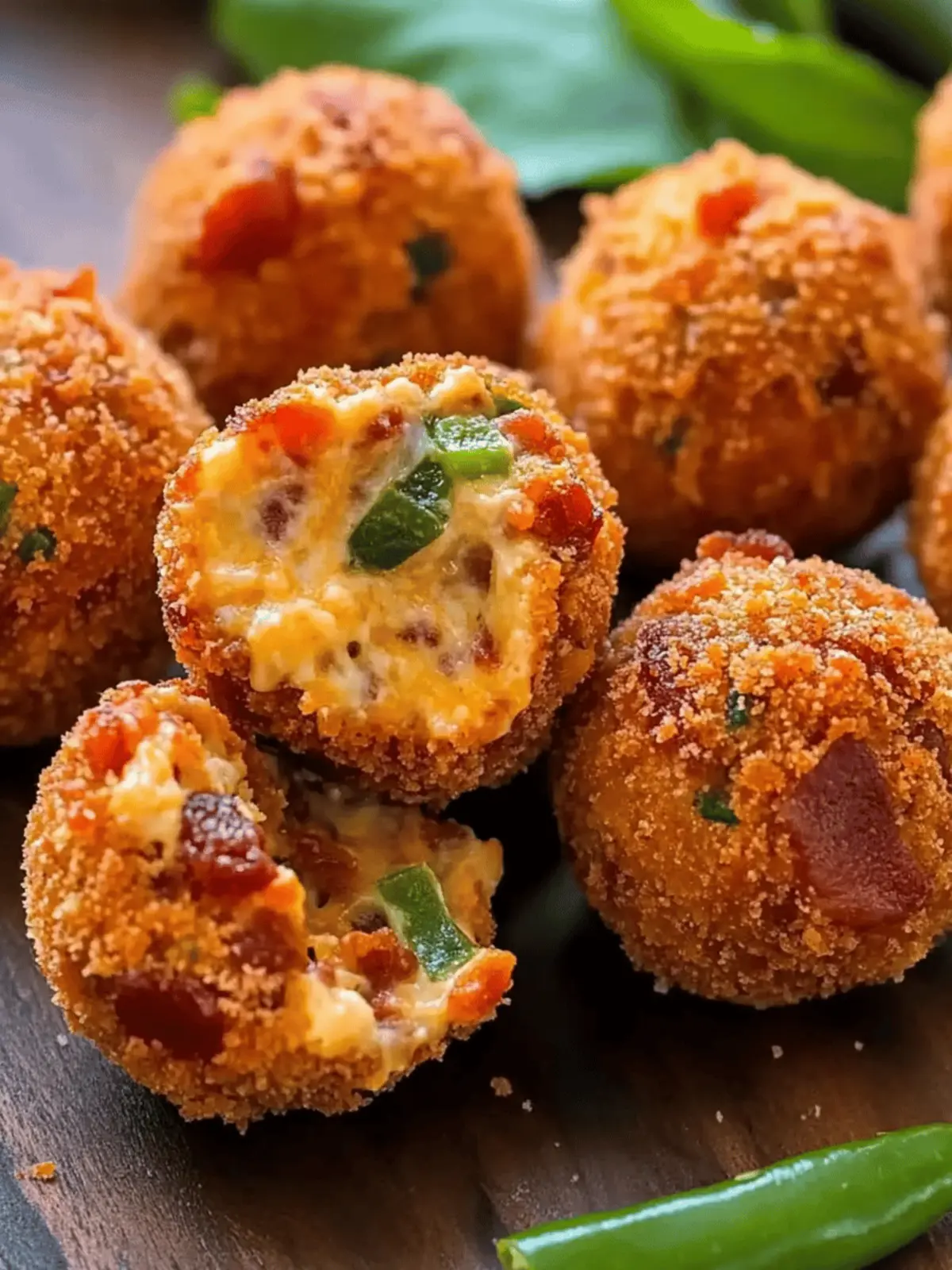 Bacon JalapeÃ±o Popper Cheese Balls