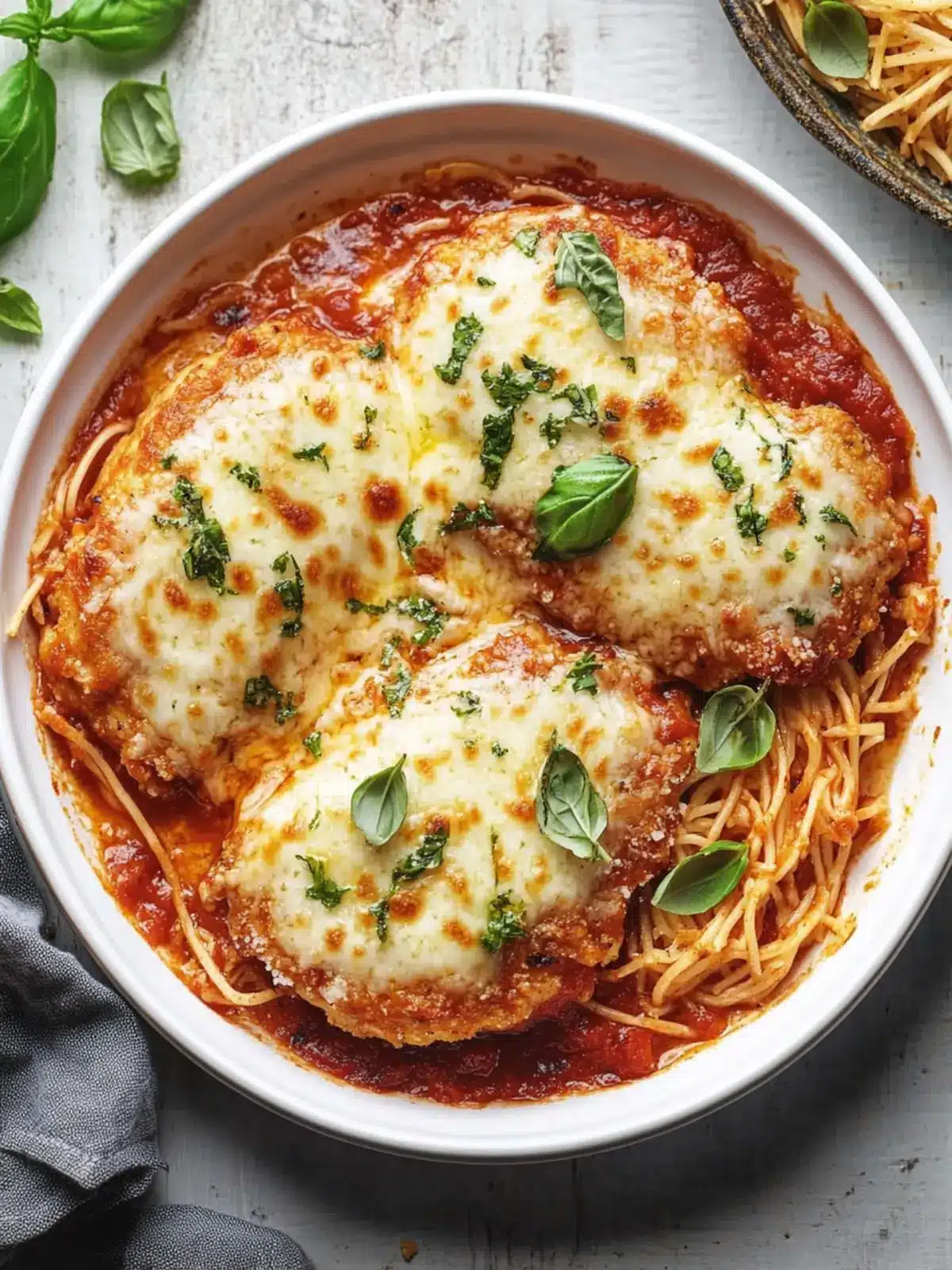 Healthy Baked Chicken Parmesan That's Crispy and Guilt-Free 3 Healthy Baked Chicken Parmesan