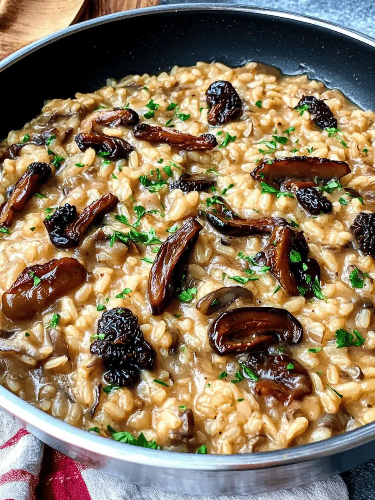 Savory Morel Mushroom Risotto: Comfort in Every Creamy Bite 2 Morel Mushroom Risotto