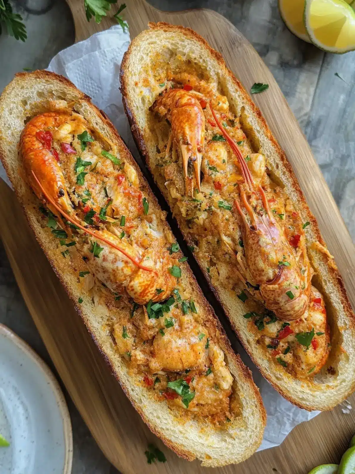Cajun Crawfish Bread