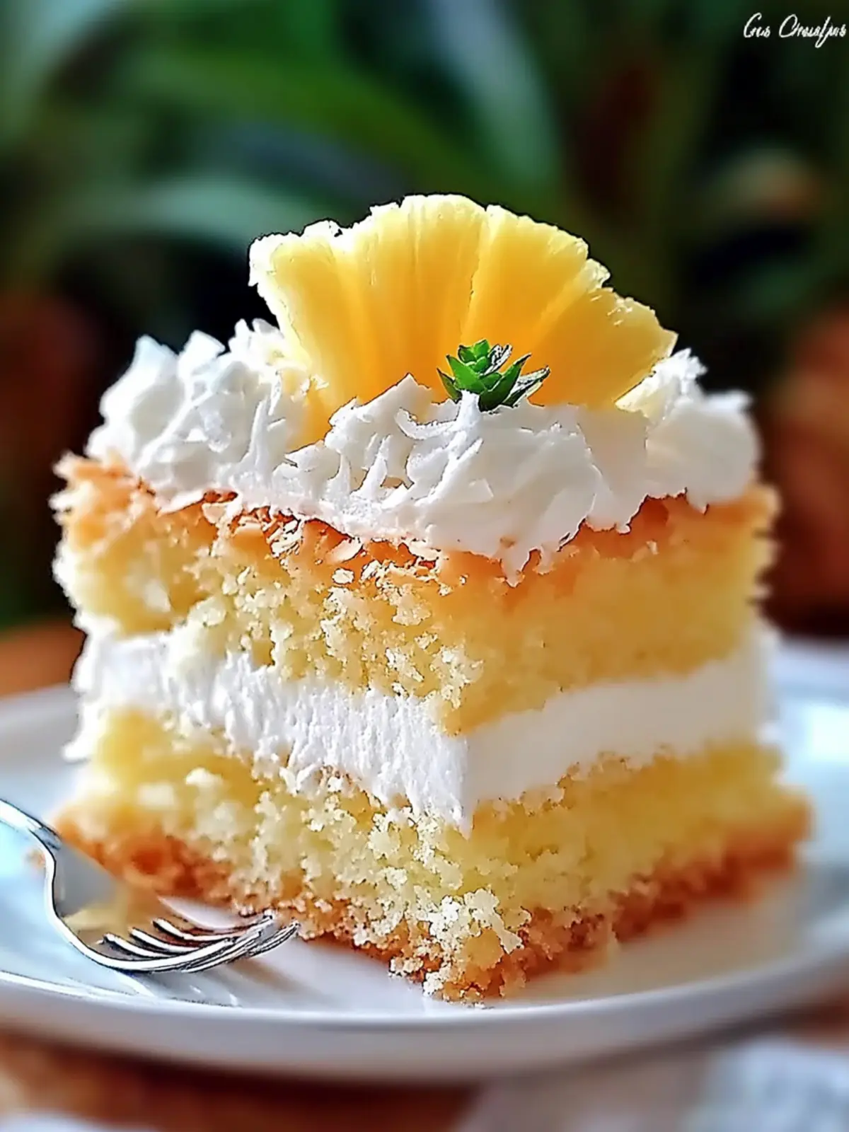 Pineapple Coconut Dream Cake