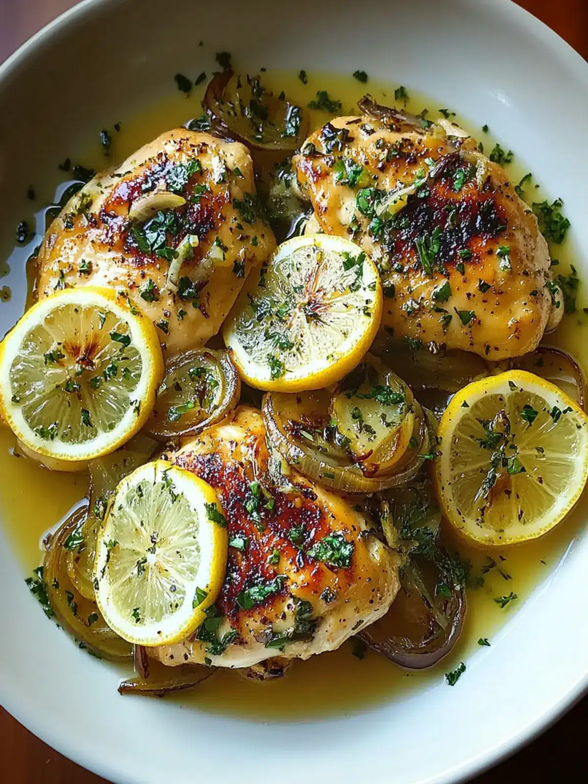 Lemon Shallot Chicken: Quick, Healthy One-Pan Delight 3 Lemon Shallot Chicken