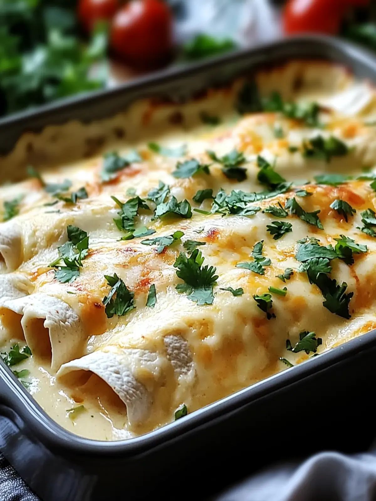 Irresistible Creamy White Chicken Enchiladas for Cozy Nights 3 Creamy White Chicken Enchiladas