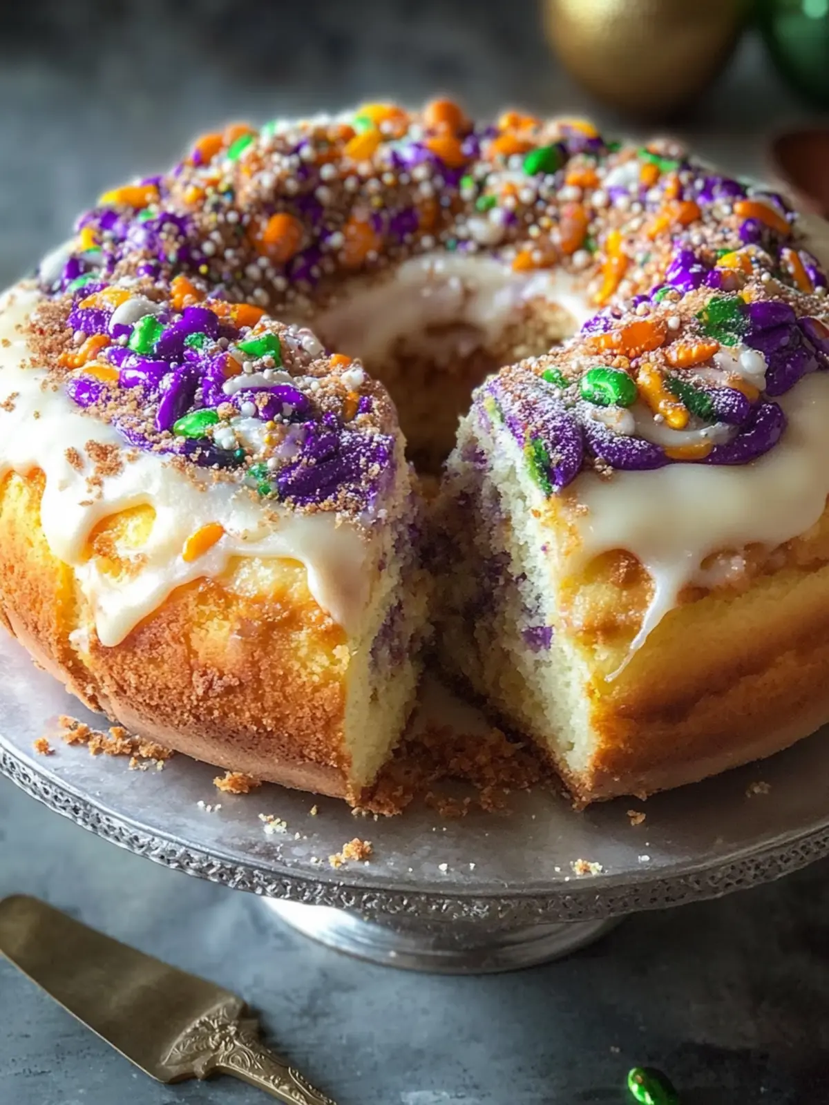 Delicious Mardi Gras King Cake: A Fun Family Tradition 2 Mardi Gras King Cake
