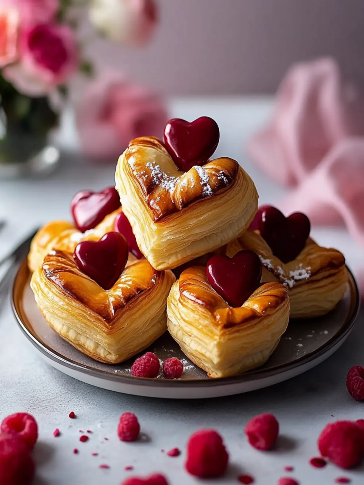 Puff Pastry Hearts
