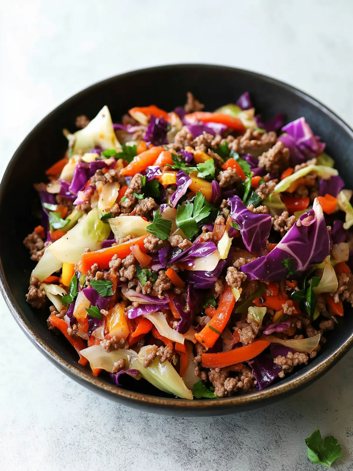 Healthy Ground Beef Cabbage Stir-Fry in Just 15 Minutes! 4 Healthy Ground Beef Cabbage Stir-Fry