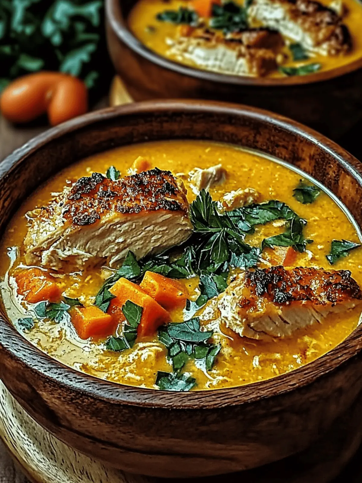 Comforting Creamy Pumpkin Chicken Soup for Cozy Nights 3 Creamy Pumpkin Chicken Soup