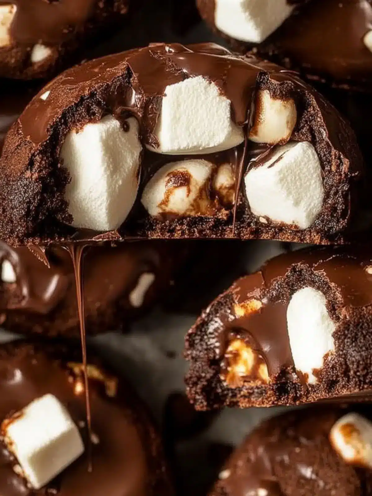 Indulge in Rocky Road Chocolate Fudge Cookies at Home 3 Rocky Road Chocolate Fudge Cookies