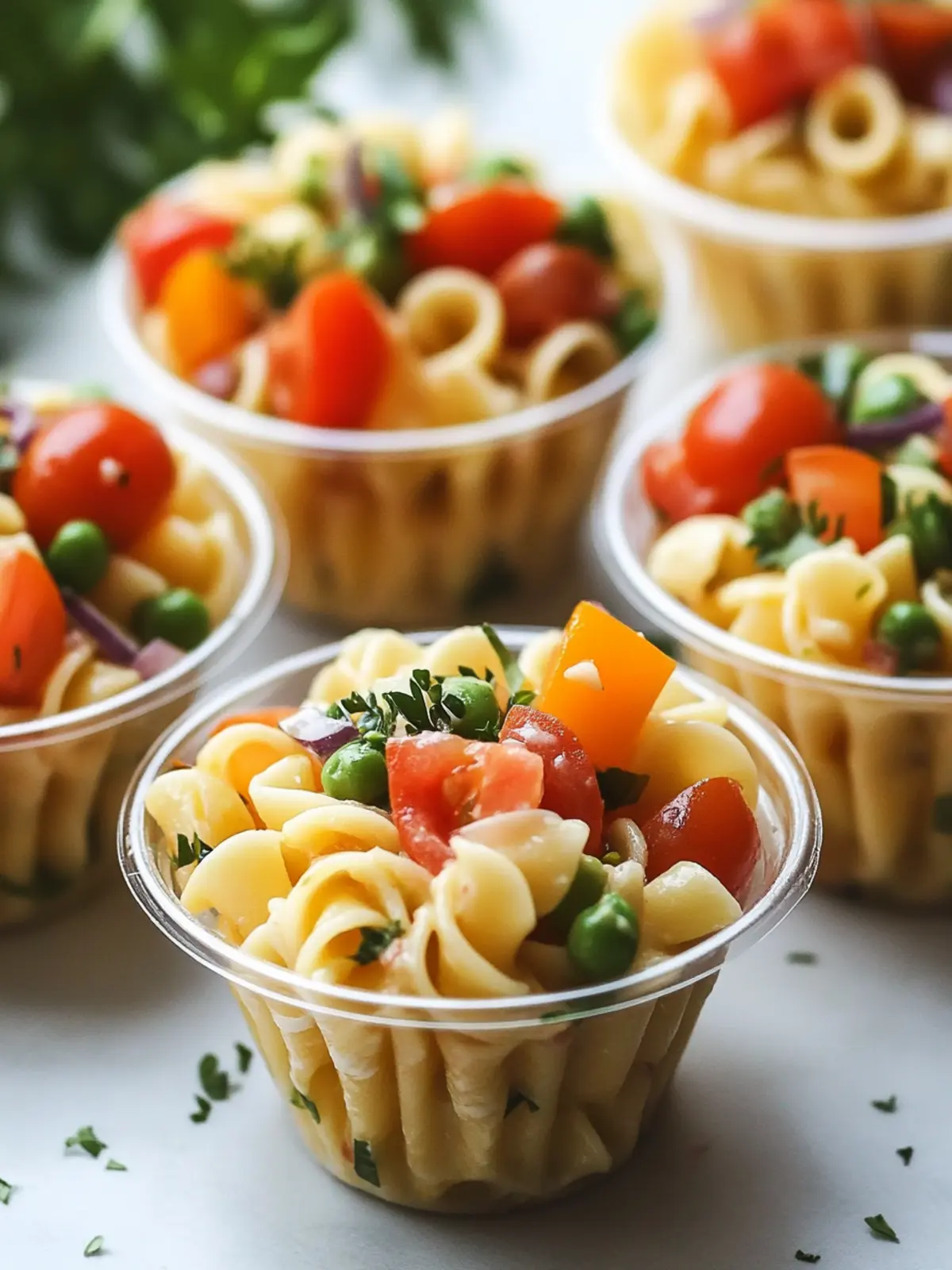 Delicious Pasta Salad Cups Perfect for Any Gathering 4 Pasta Salad Cups