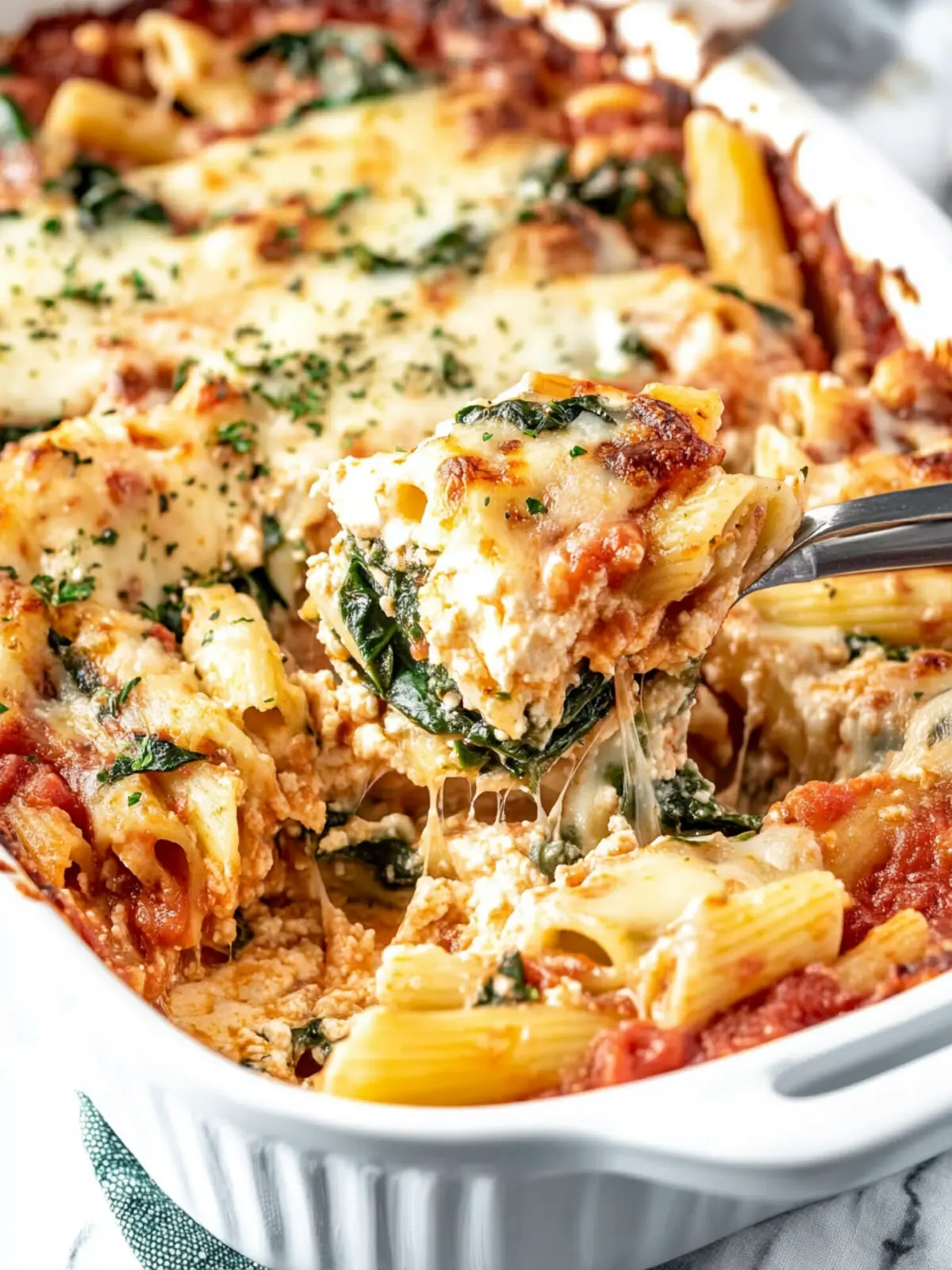 Creamy Spinach and Ricotta Pasta Bake for Cozy Nights 4 Spinach and Ricotta Pasta Bake