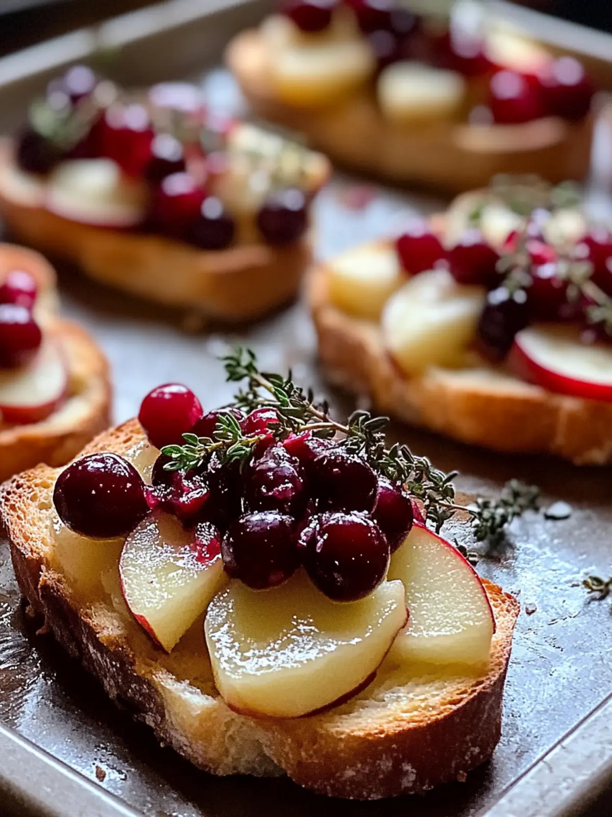 Cranberry Apple Brie Crostini: Your New Holiday Must-Have 2 Cranberry Apple Brie Crostini