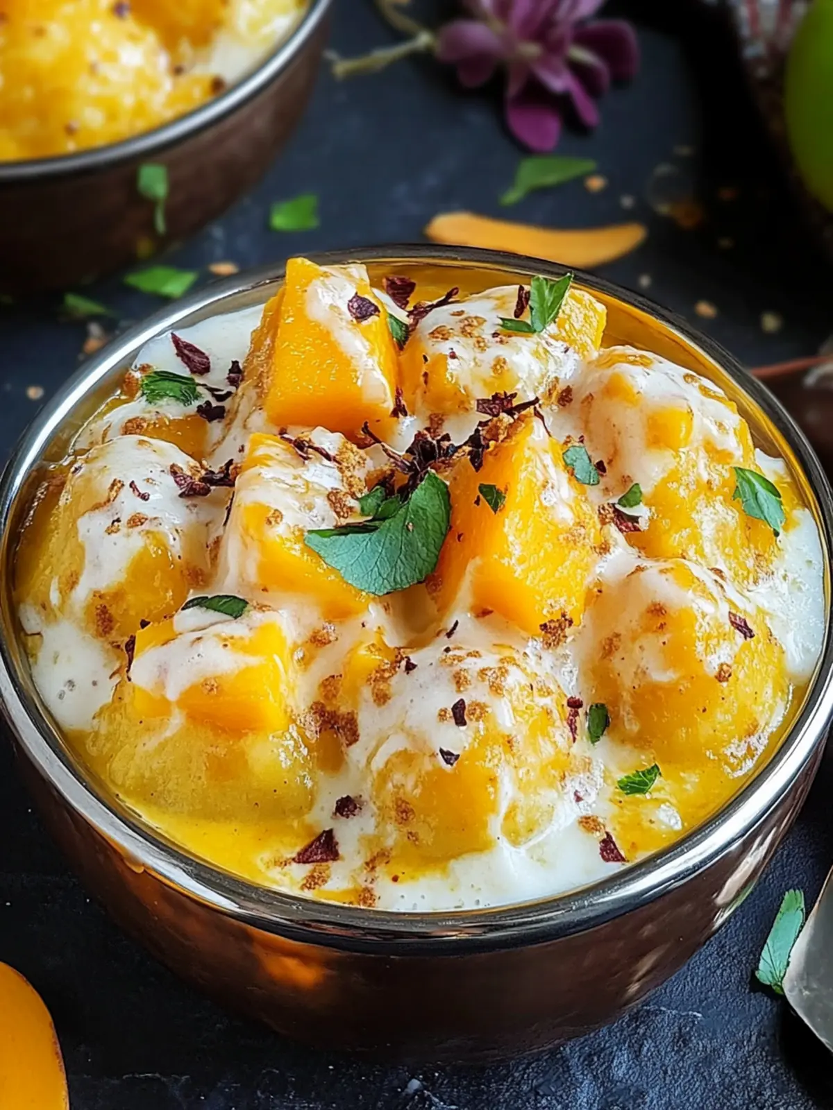Delight in Shahi Mango Dahi Vada: A Sweet Chaat Sensation 2 Shahi Mango Dahi Vada
