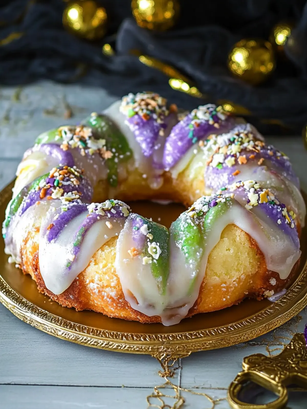New Orleans King Cake