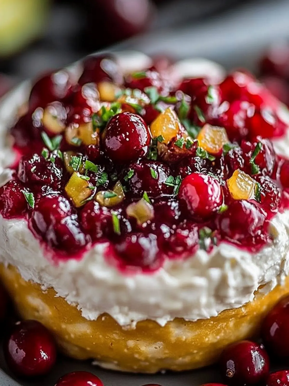 Cranberry Jalapeño Cream Cheese Dip for Festive Parties 2 Cranberry Jalapeño Cream Cheese