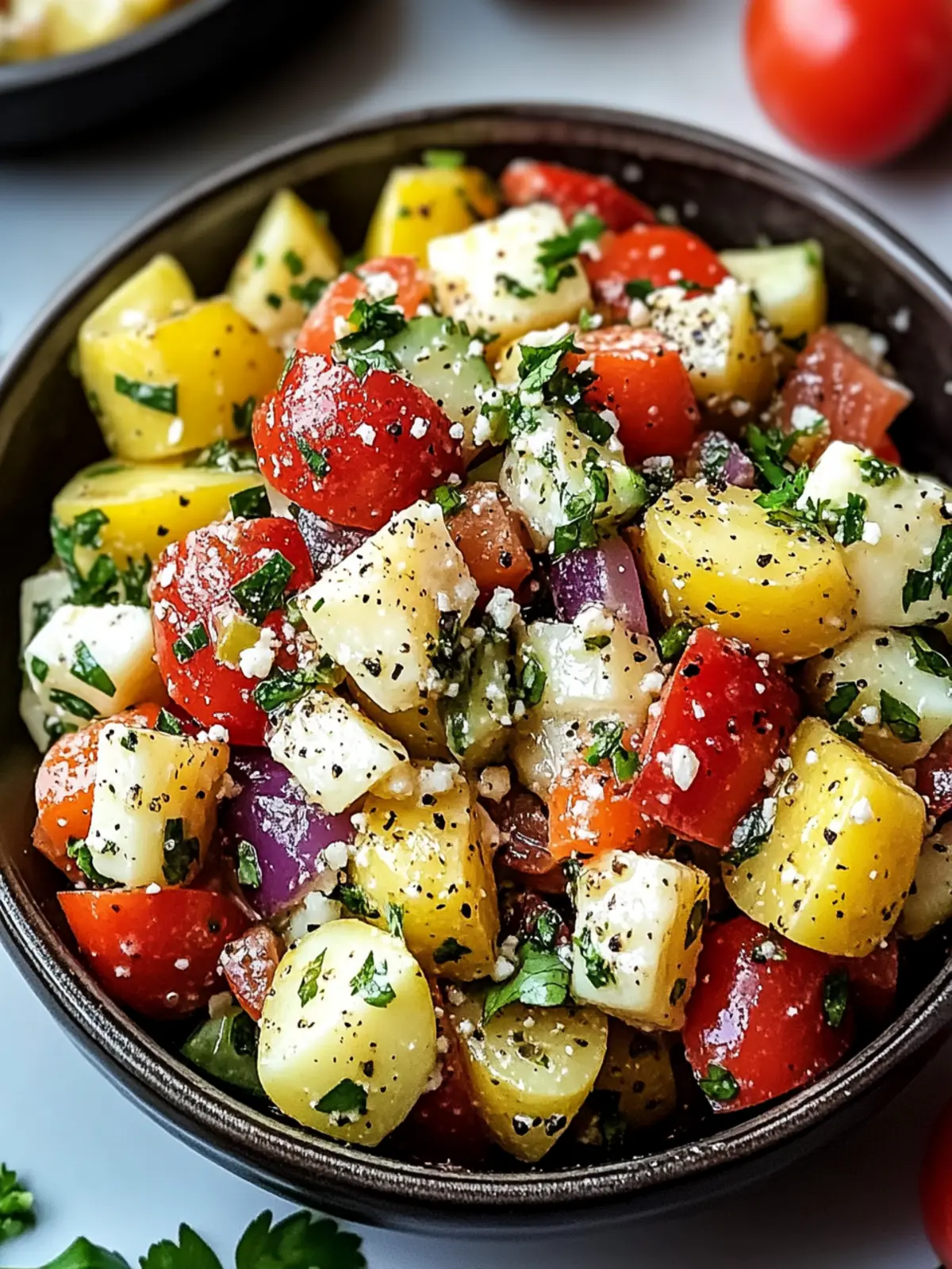 Vibrant Turkish Potato Salad with Zesty Mediterranean Flair 2 Turkish Potato Salad