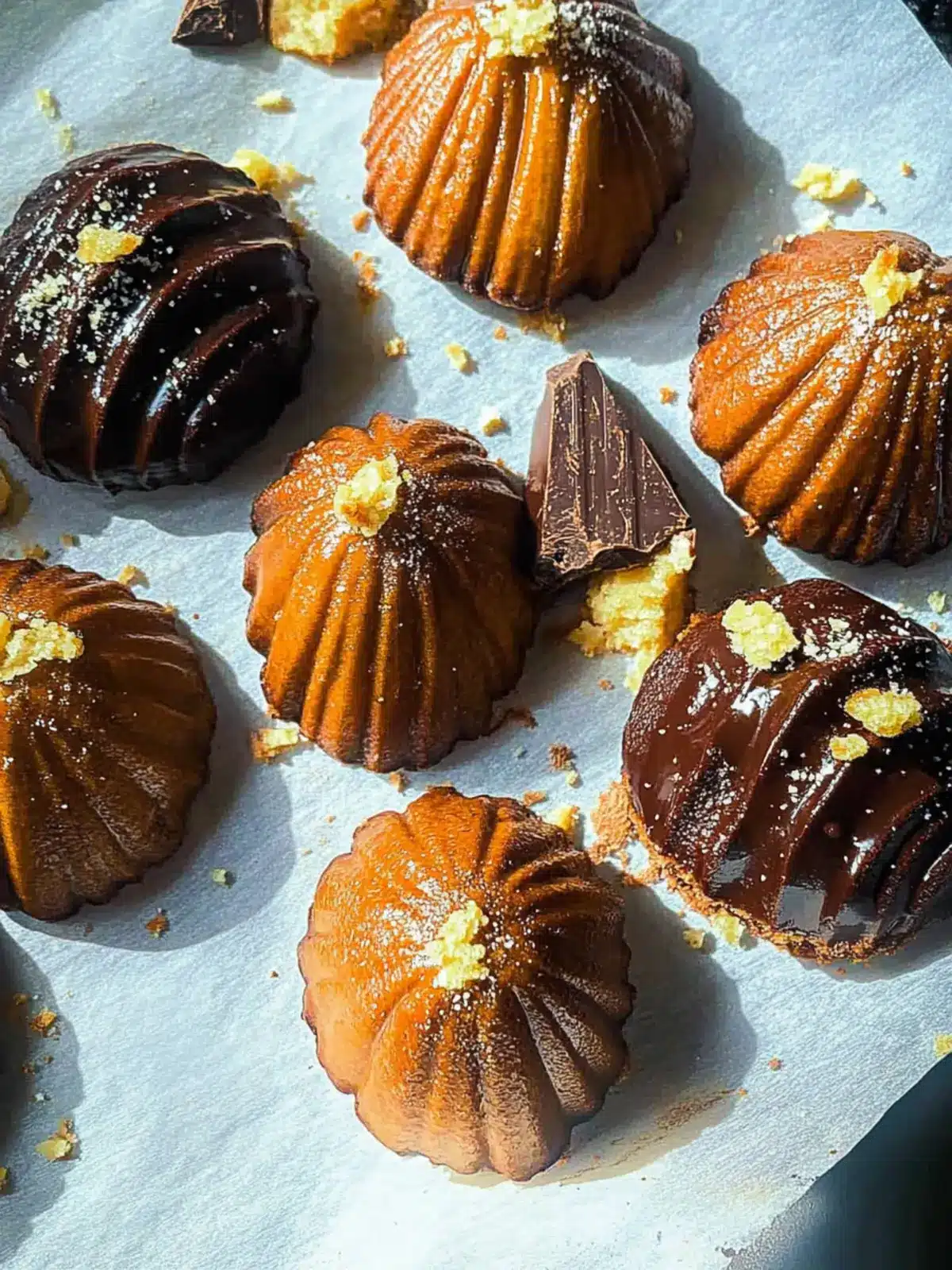 Delightful Kuih Bahulu with Chocolate: A Treat to Savor 4 Kuih Bahulu with Chocolate