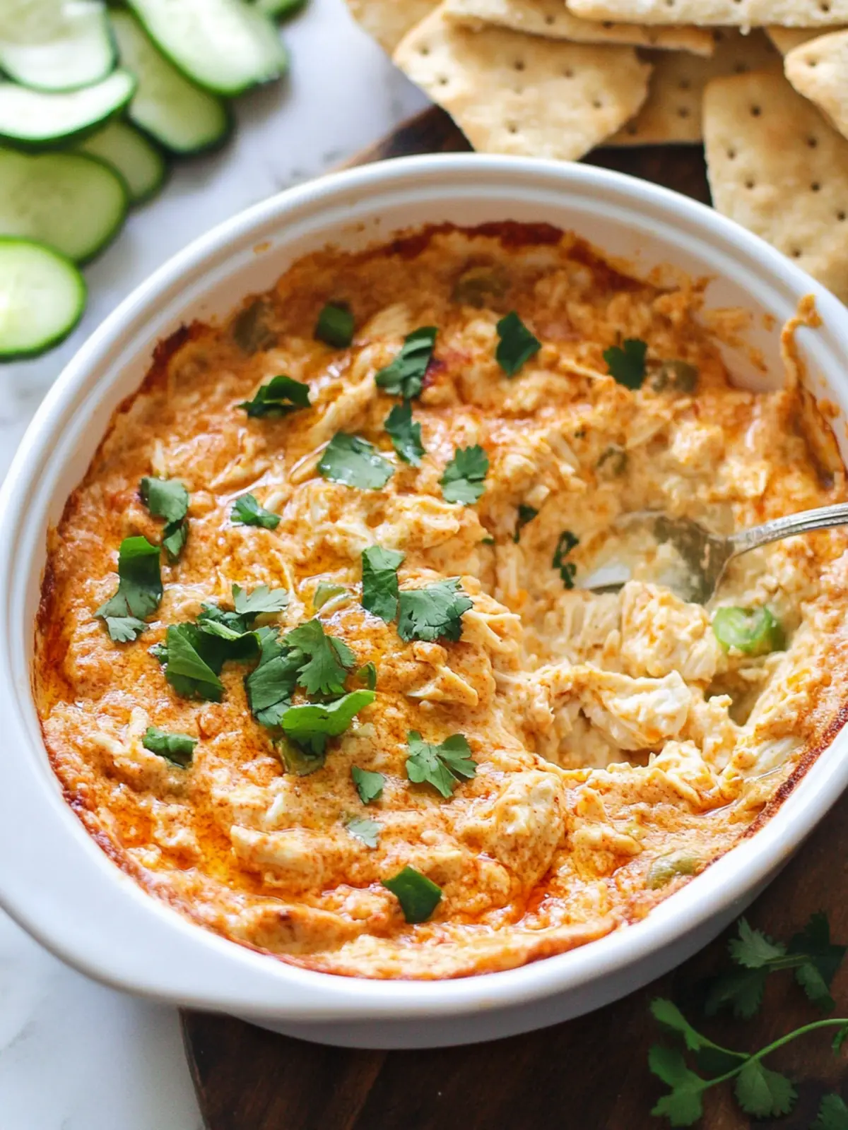 Dairy-Free Healthy Buffalo Chicken Dip That Everyone Will Love 2 Dairy-Free Healthy Buffalo Chicken Dip