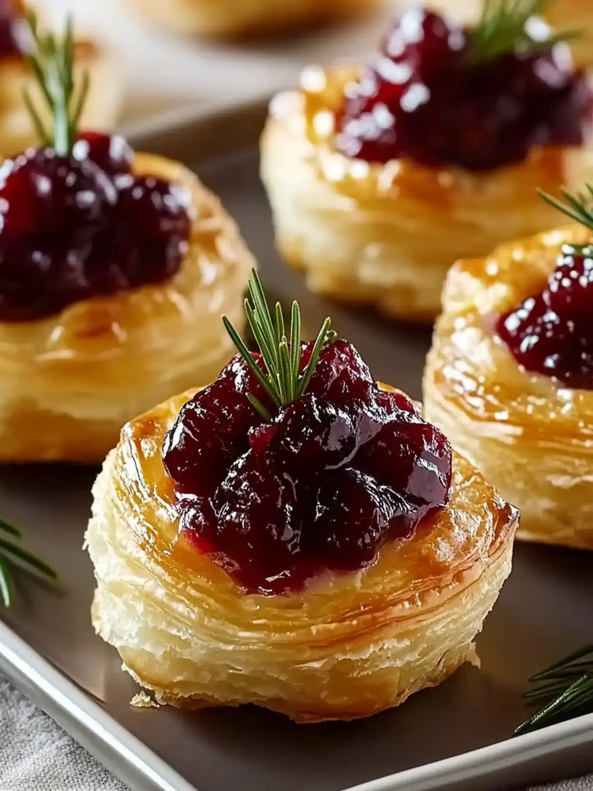 Cranberry Brie Puff Pastry Bites: Your Holiday Showstopper 2 Cranberry Brie Puff Pastry Bites