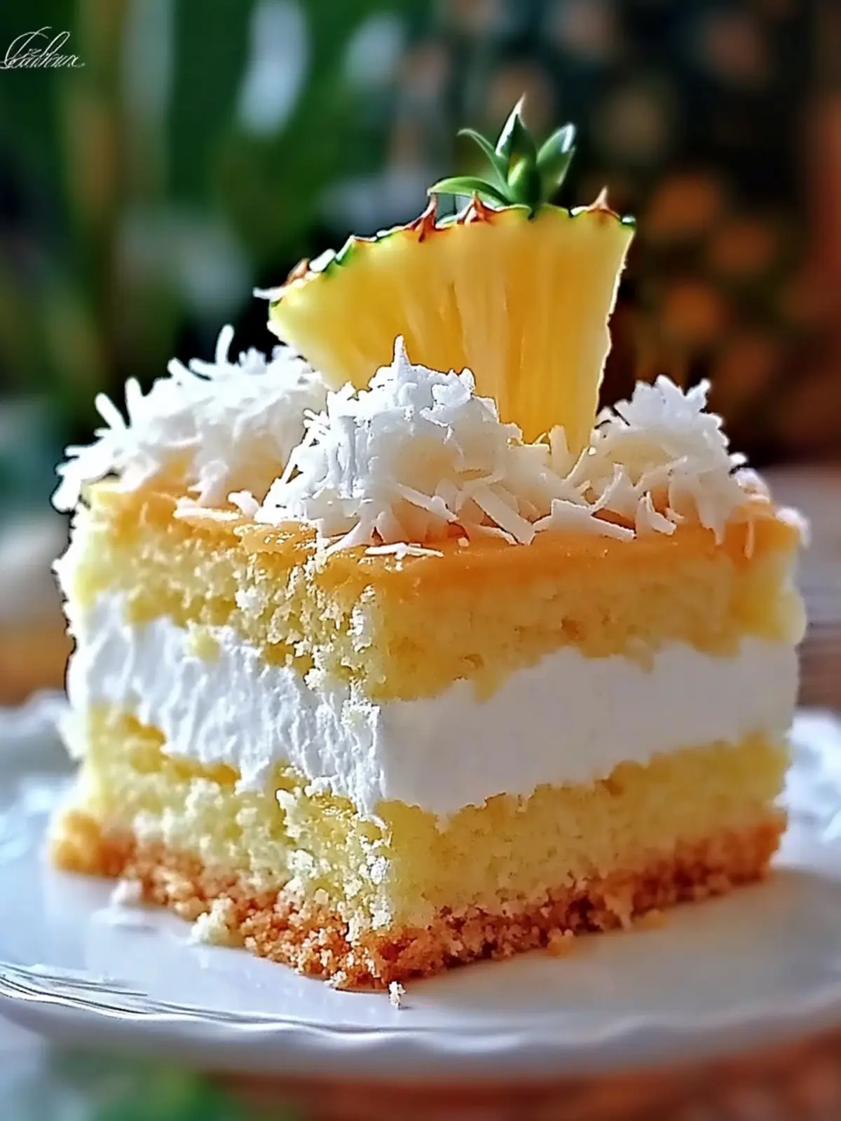 Pineapple Coconut Dream Cake