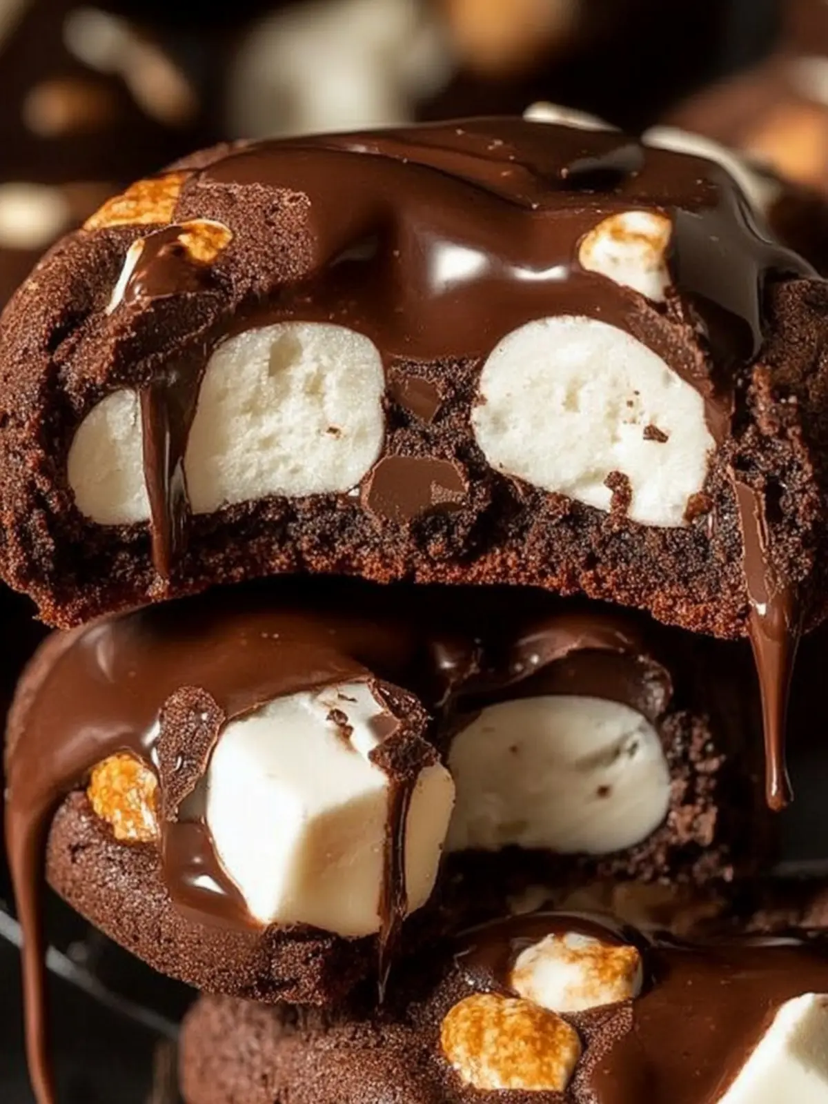 Indulge in Rocky Road Chocolate Fudge Cookies at Home 2 Rocky Road Chocolate Fudge Cookies