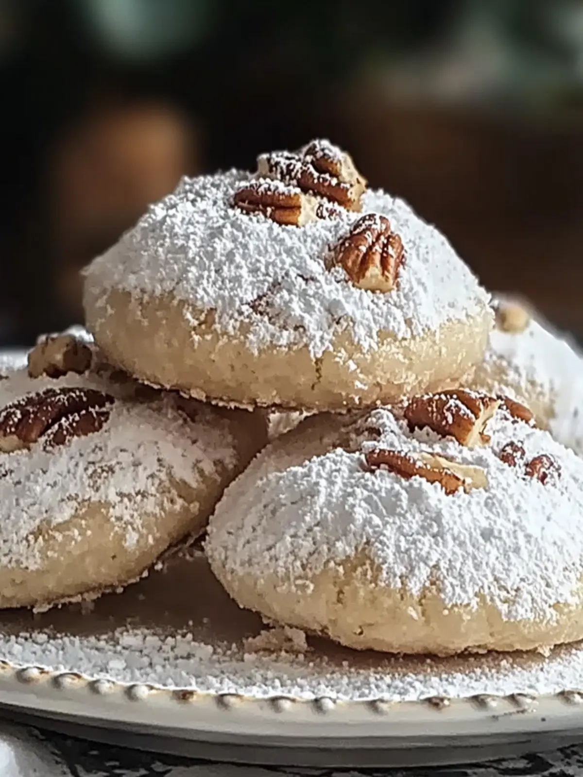 Buttery Pecan Snowball Cookies to Brighten Your Holidays 4 Buttery Pecan Snowball Cookies