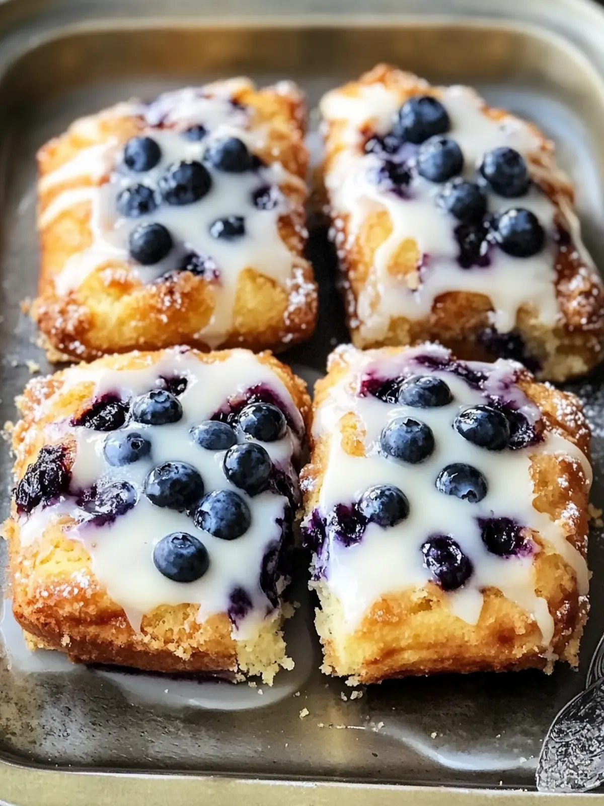 Wild Blueberry Coffee Cake Danishes