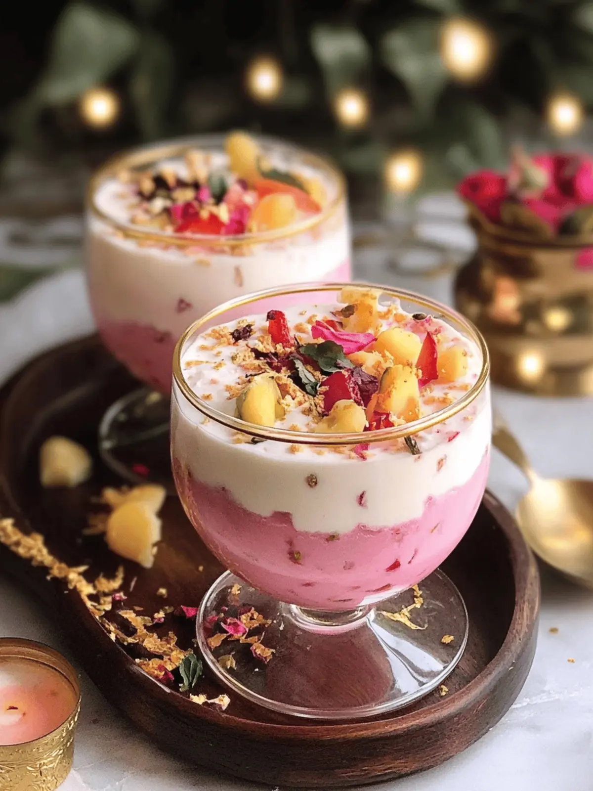 Rose Rasmalai Falooda