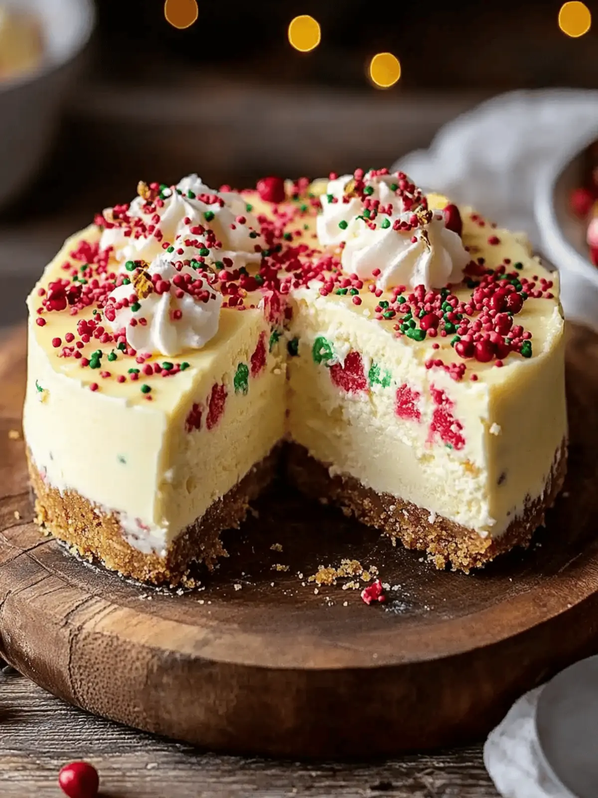 Sugar Cookie Cheesecake