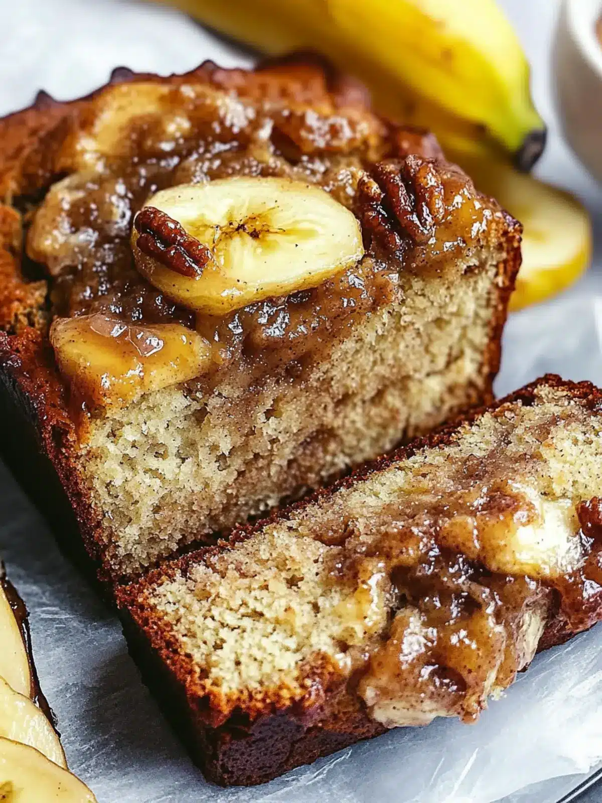 Apple Cinnamon Banana Bread