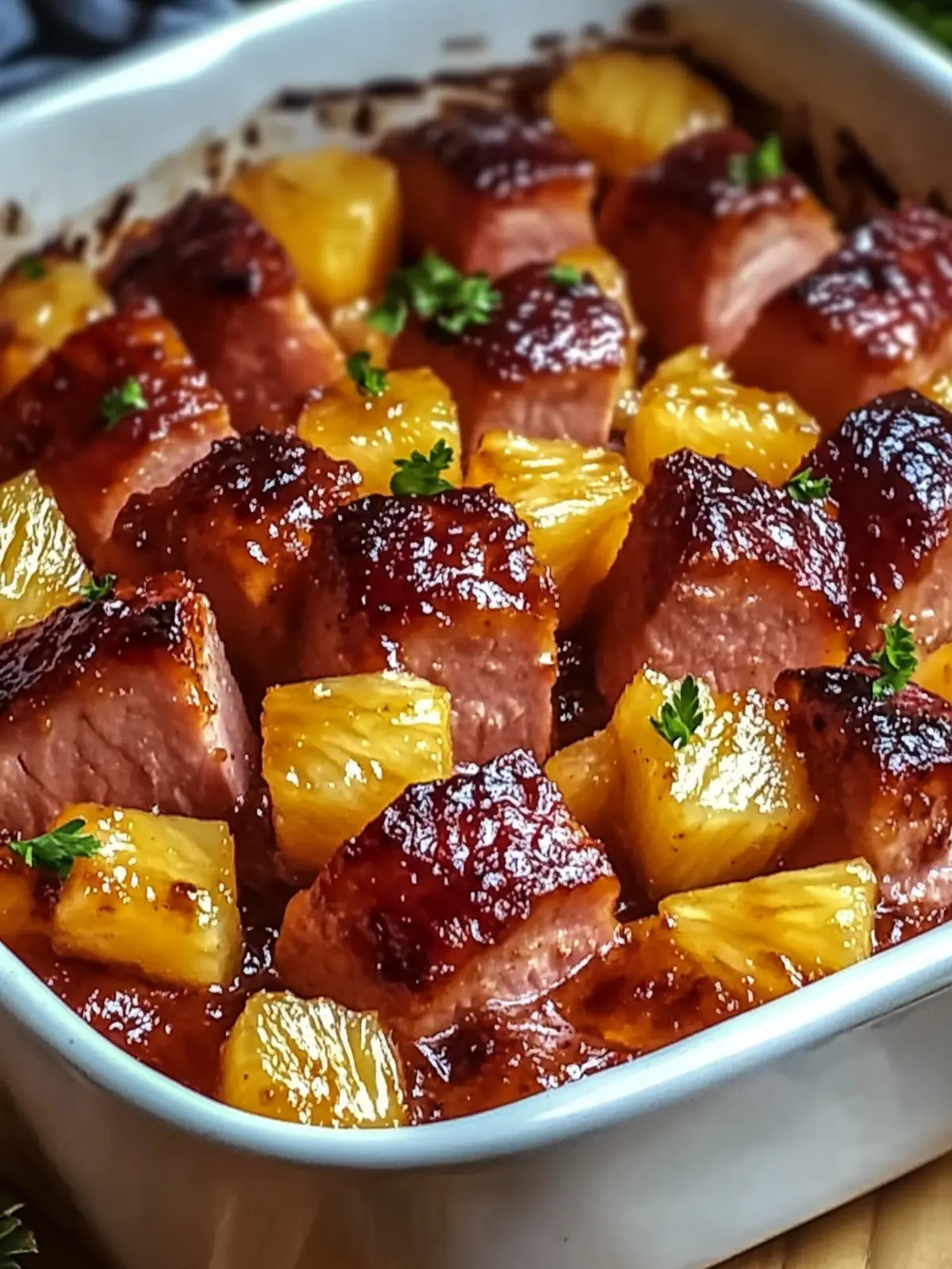 Sweet and Savory Brown Sugar Pineapple Ham Bake Delight 3 Brown Sugar Pineapple Ham Bake