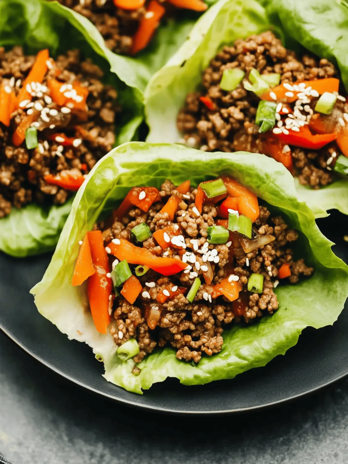 Savory Asian-Style Ground Beef Lettuce Wraps You ll Love 3 Asian-Style Ground Beef Lettuce Wraps