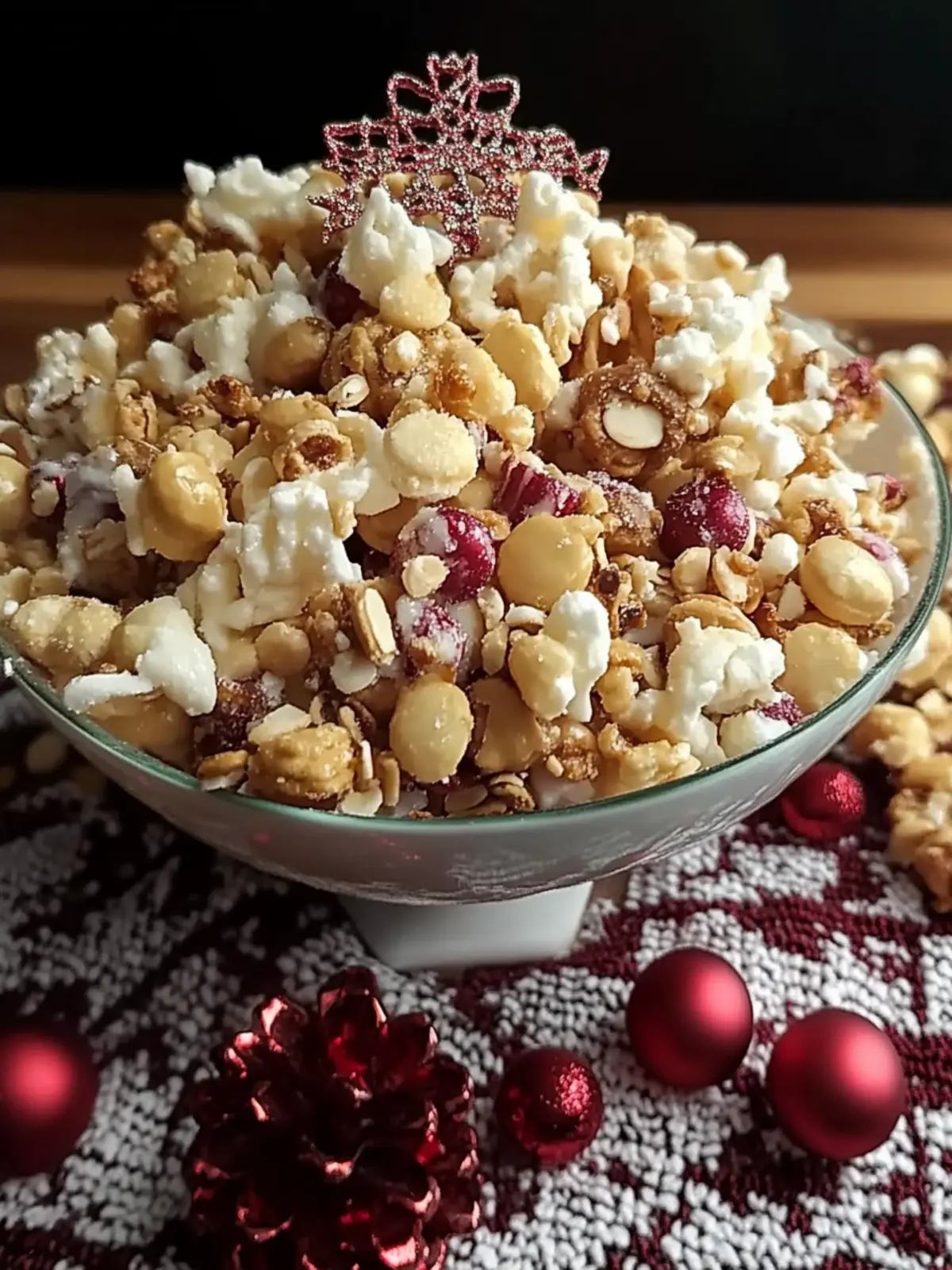 Christmas Crunch Snack Mix