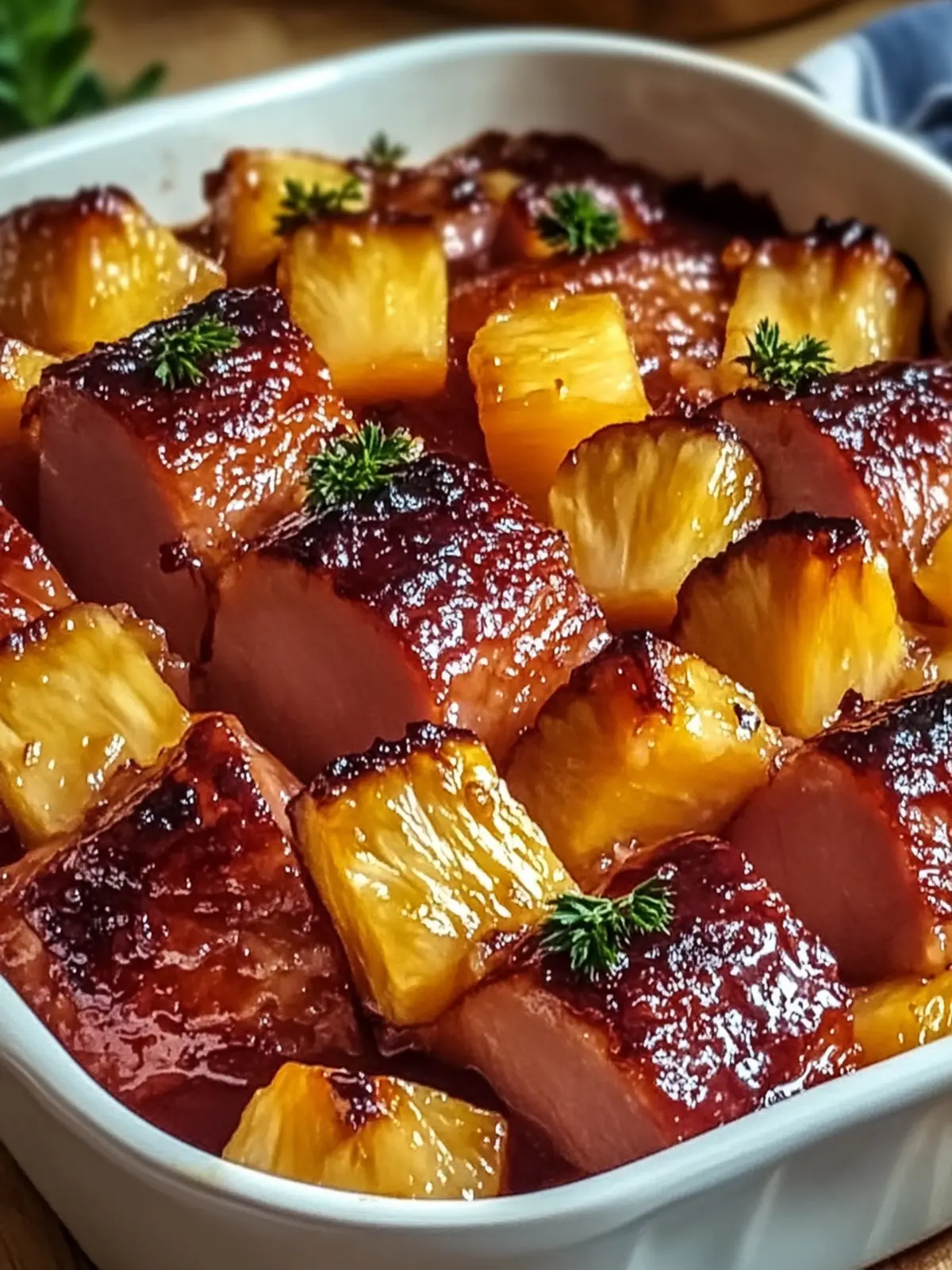 Sweet and Savory Brown Sugar Pineapple Ham Bake Delight 2 Brown Sugar Pineapple Ham Bake