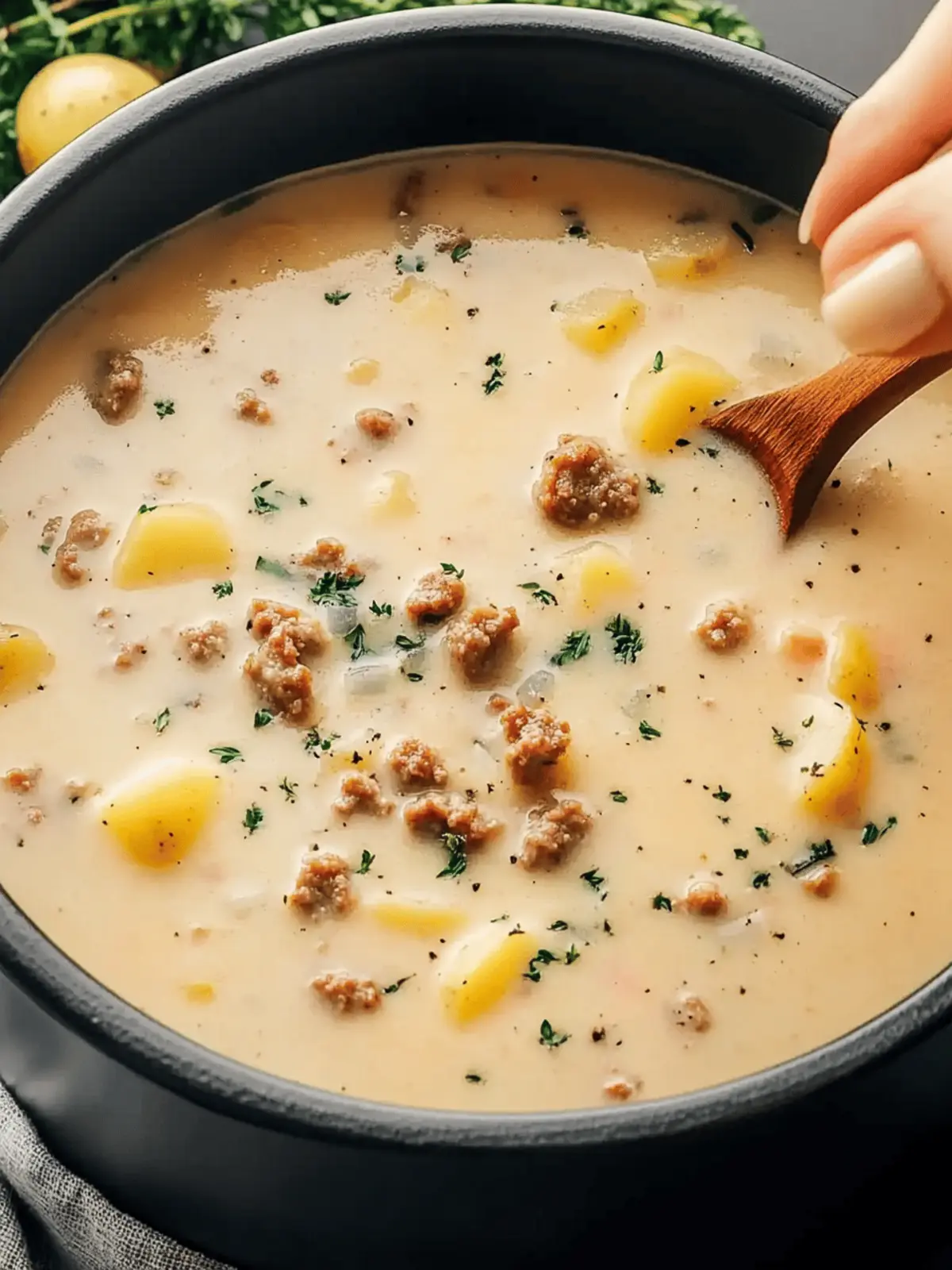 Creamy Sausage Potato Soup