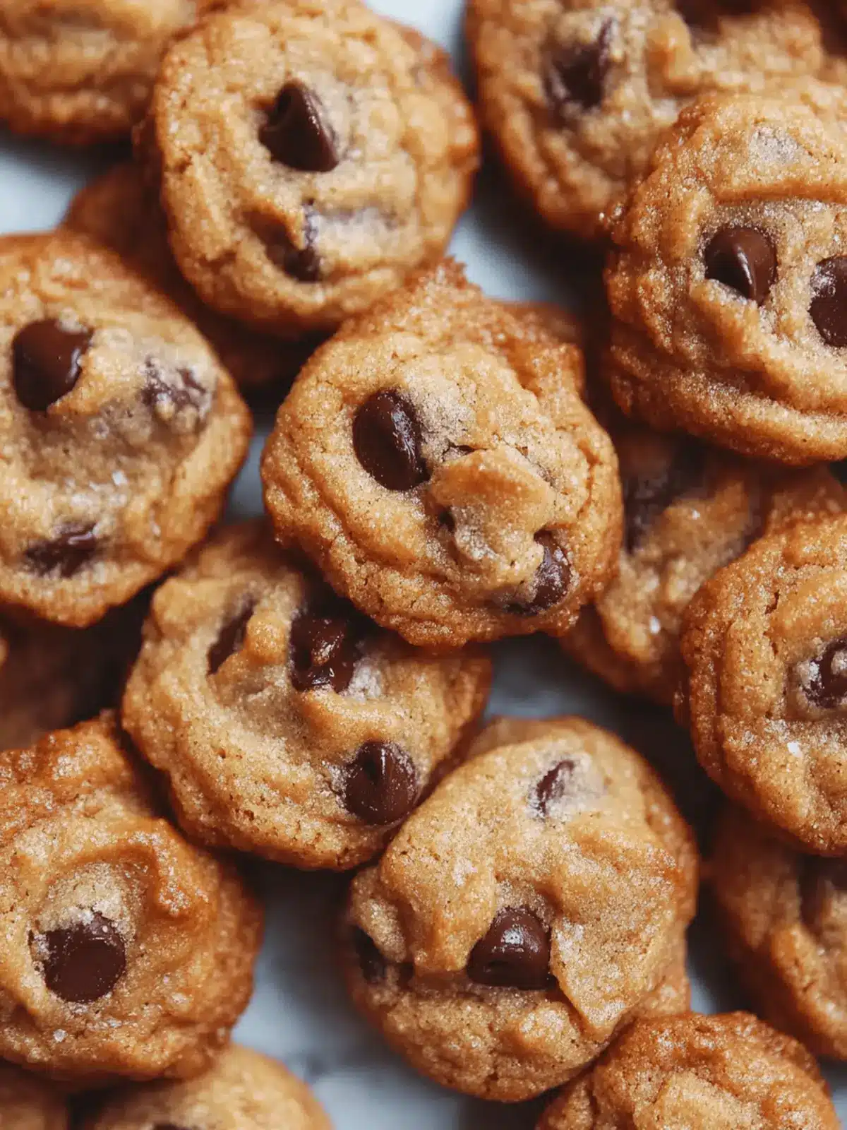 Irresistible Mini Crunchy Chocolate Chip Cookies Recipe 4 Mini Crunchy Chocolate Chip Cookies