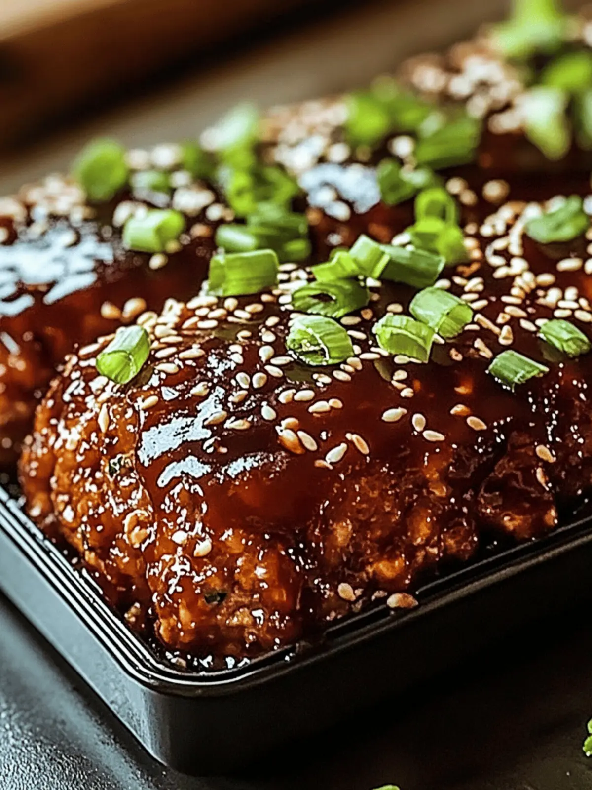 Sweet & Spicy Korean BBQ Meatloaf for Flavor Lovers 4 Sweet & Spicy Korean BBQ Meatloaf