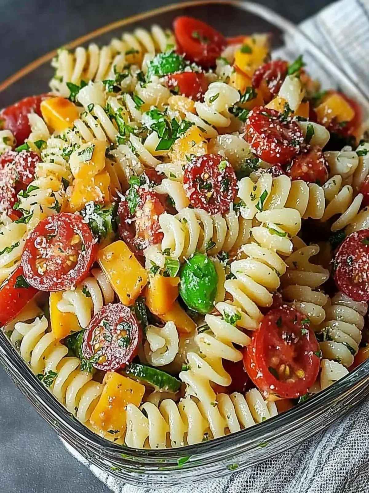 Easy High Protein Italian Pasta Salad for Busy Weekdays 2 Easy High Protein Italian Pasta Salad