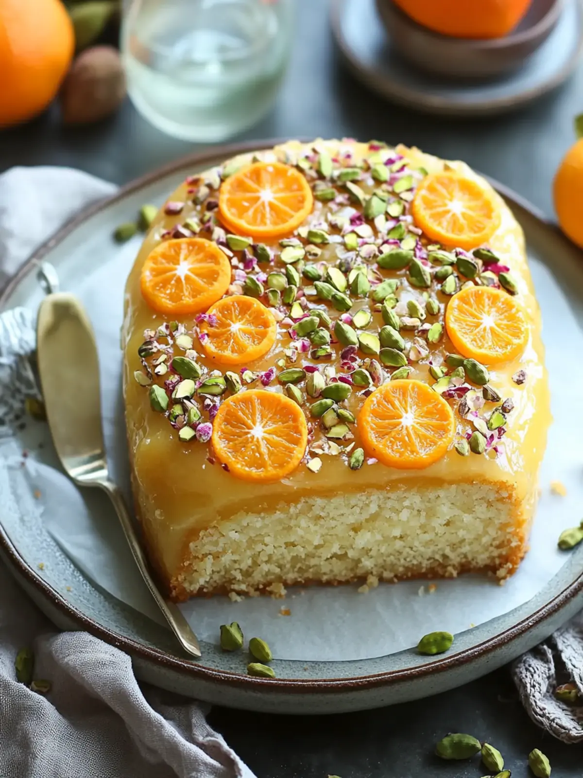 Cardamom Orange Pistachio Tea Cake A Delightful Twist on Tradition 3 Cardamom Orange Pistachio Tea Cake